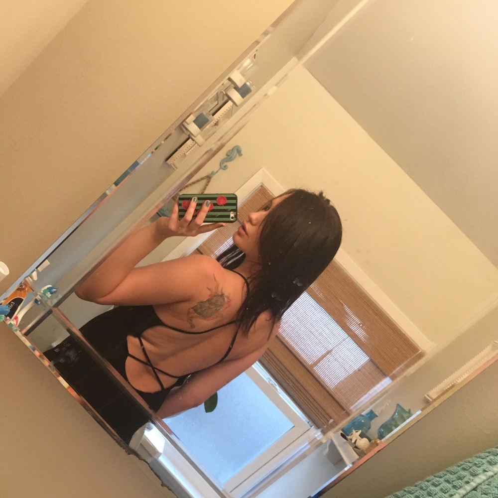 F21 black strappy back maxi dress (maternity)
